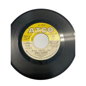 Vintage 7” vinyl record 45 RPM Cross Country a smile song in the midnight hour